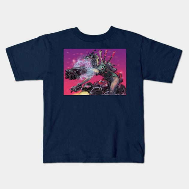 Frenzy Preload Kids T-Shirt by upperdeckertees